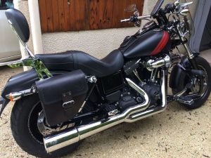 Sacoche Myleatherbikes Harley Dyna Street Bob_100